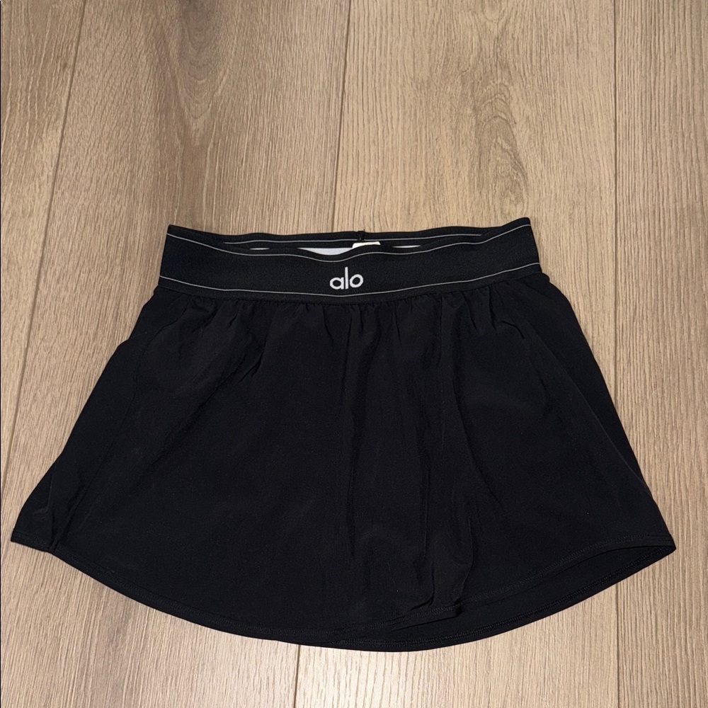 ALO Yoga Classic Black Mini Skirt